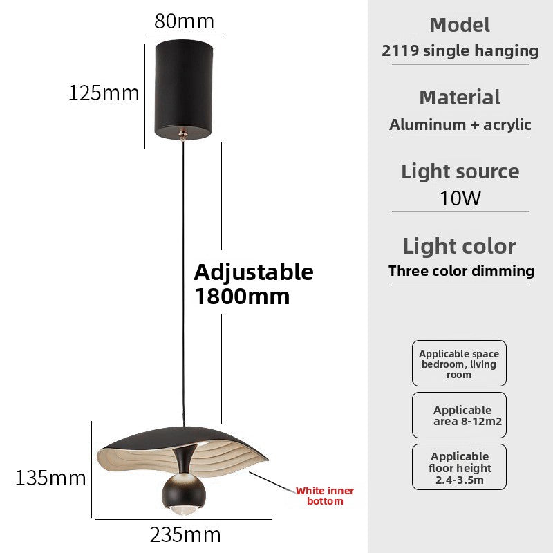 Nordic Minimalist Adjustable Hanging Chandelier