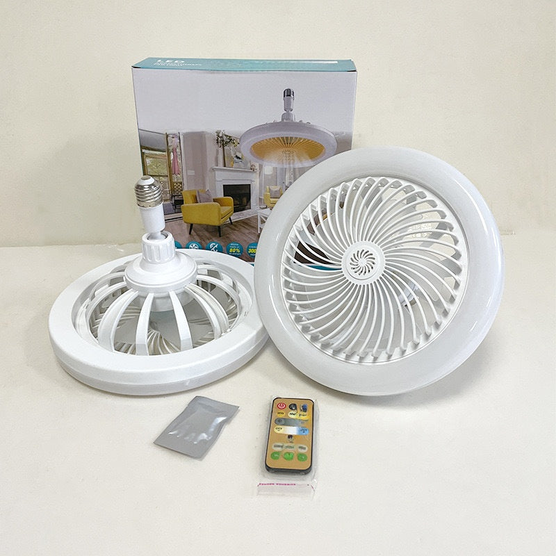 Nordic Minimalist Ceiling Fan Light with Remote Control