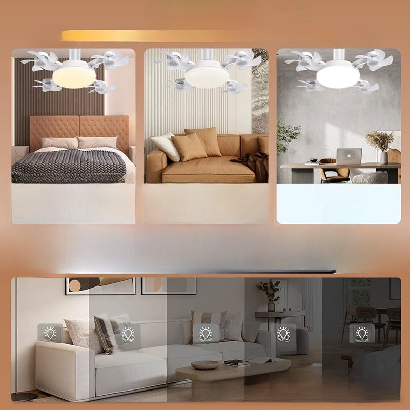 Nordic Minimalist Ceiling Fan Light with Remote Control