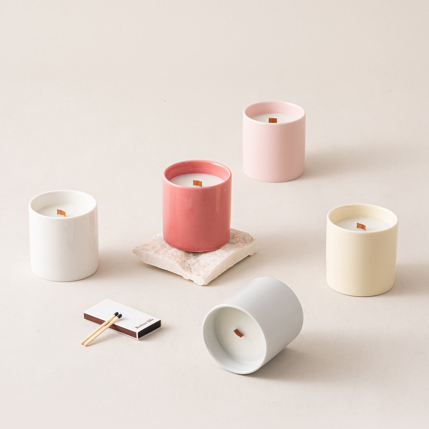 Nordic Minimalist Ceramic Aromatherapy Candle Holder