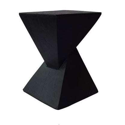 Nordic Minimalist Round Coffee Table Imitation Wood Grain