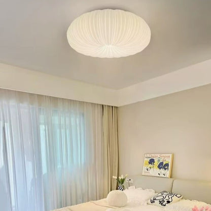 Nordic Modern Simplicity LED Ceiling Lamp Creative Pumpkin Shape with Three Color Options for Living Room Bedroom Study