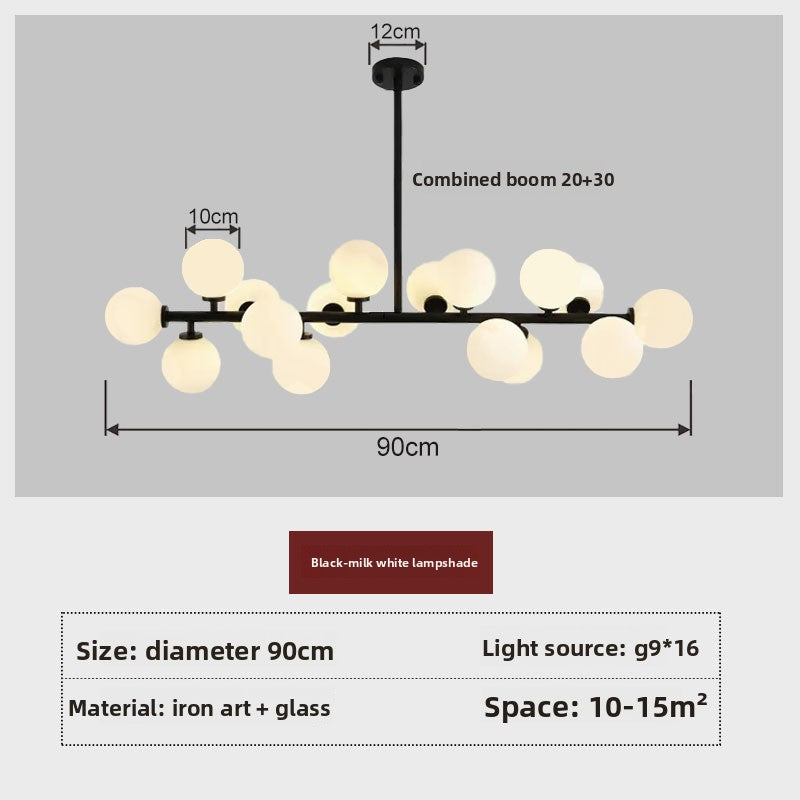 Nordic Molecular Glass Chandelier Lighting