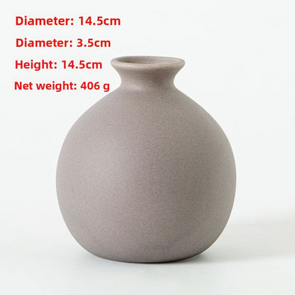 Nordic Morandi Ceramic Vase