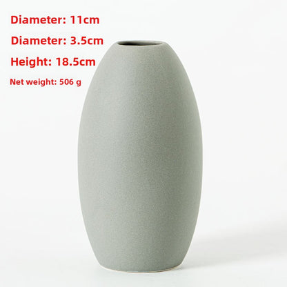 Nordic Morandi Ceramic Vase