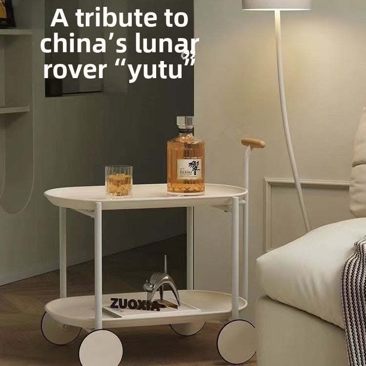 Nordic Movable Storage Side Table