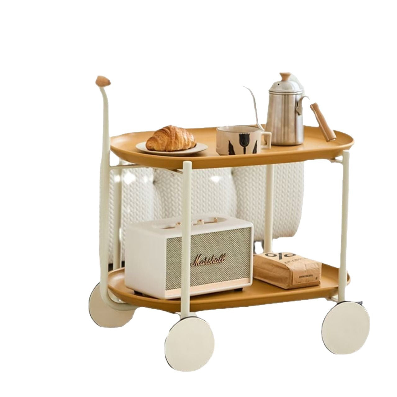Nordic Movable Storage Side Table