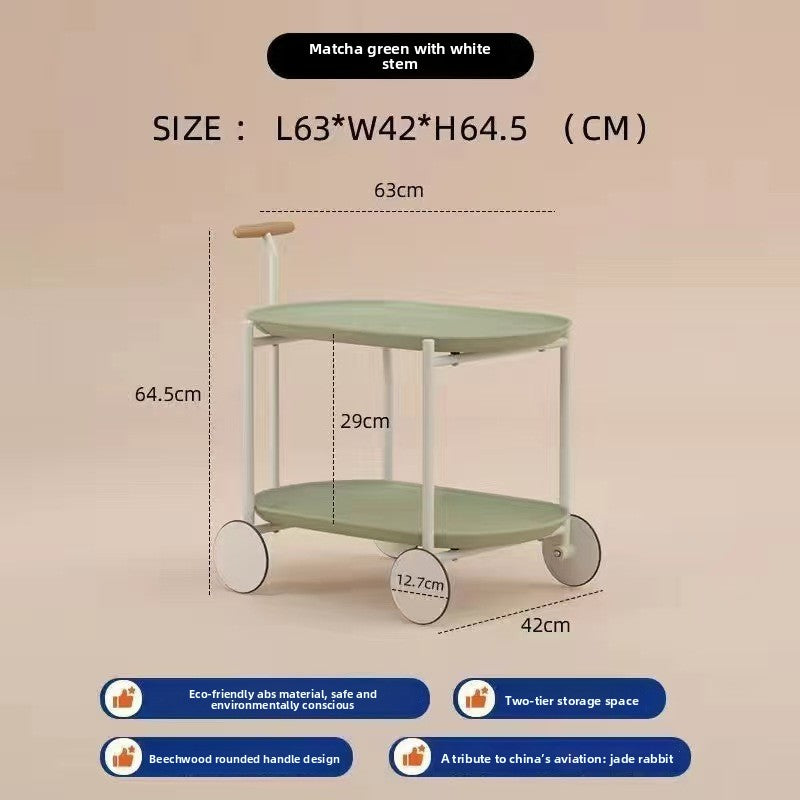 Nordic Movable Storage Side Table