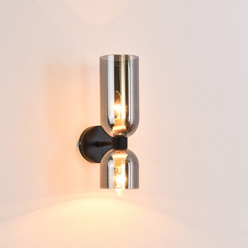 Nordic post-modern wall lamp retro wall lamp up and down lighting bedside lamp bed and breakfast hotel personalized wall lamp