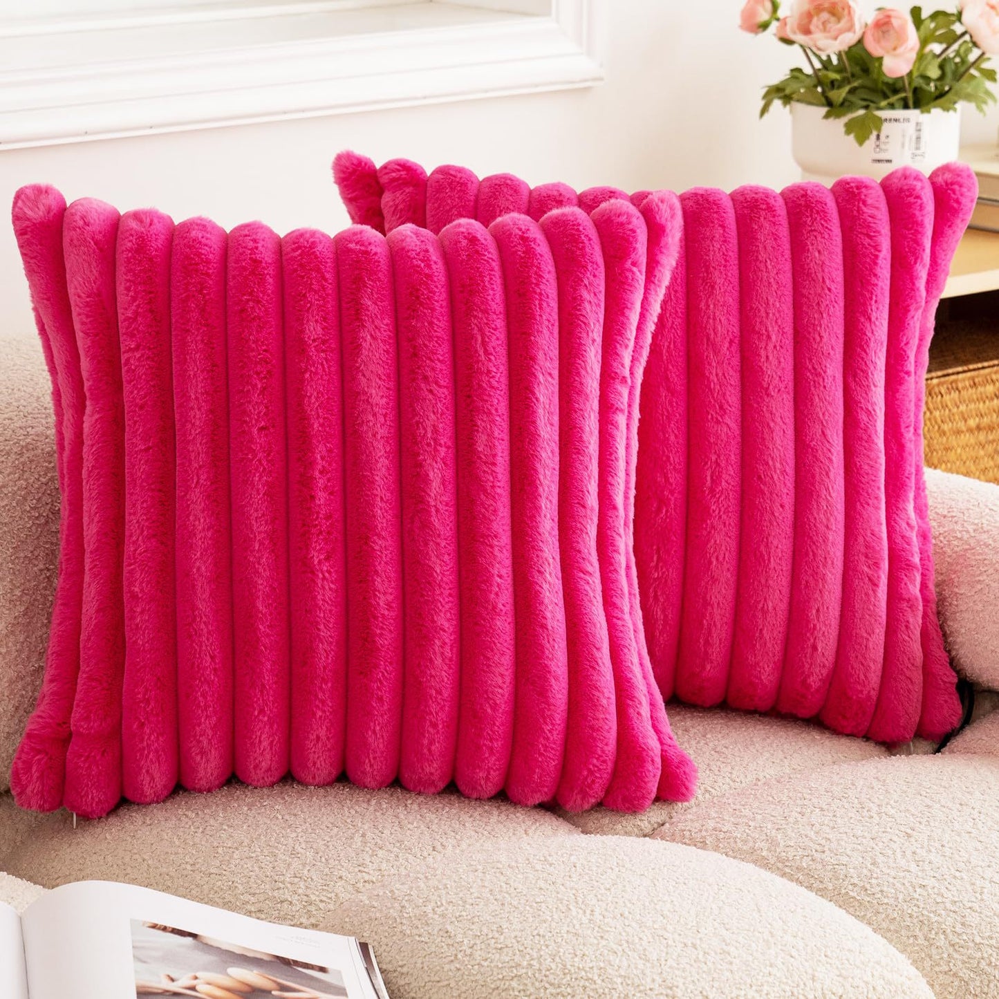 Nordic rectangular throw pillow cover