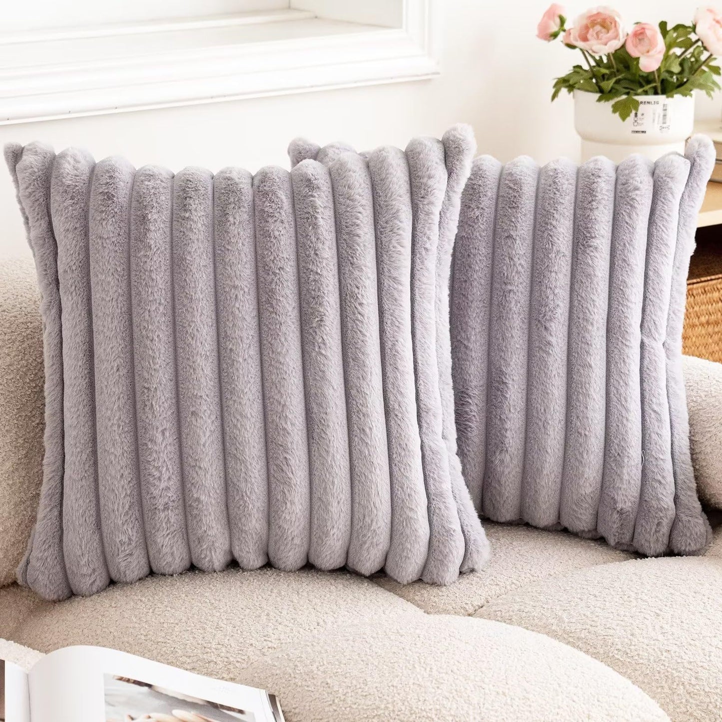 Nordic rectangular throw pillow cover