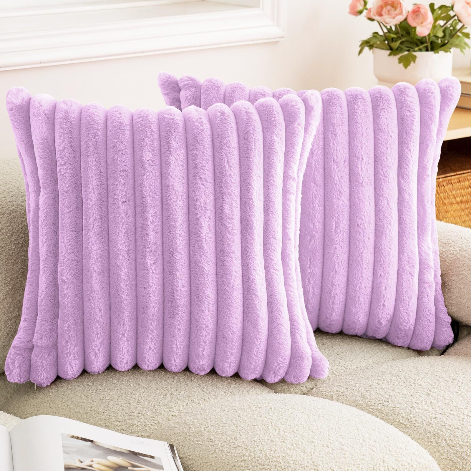 Nordic rectangular throw pillow cover