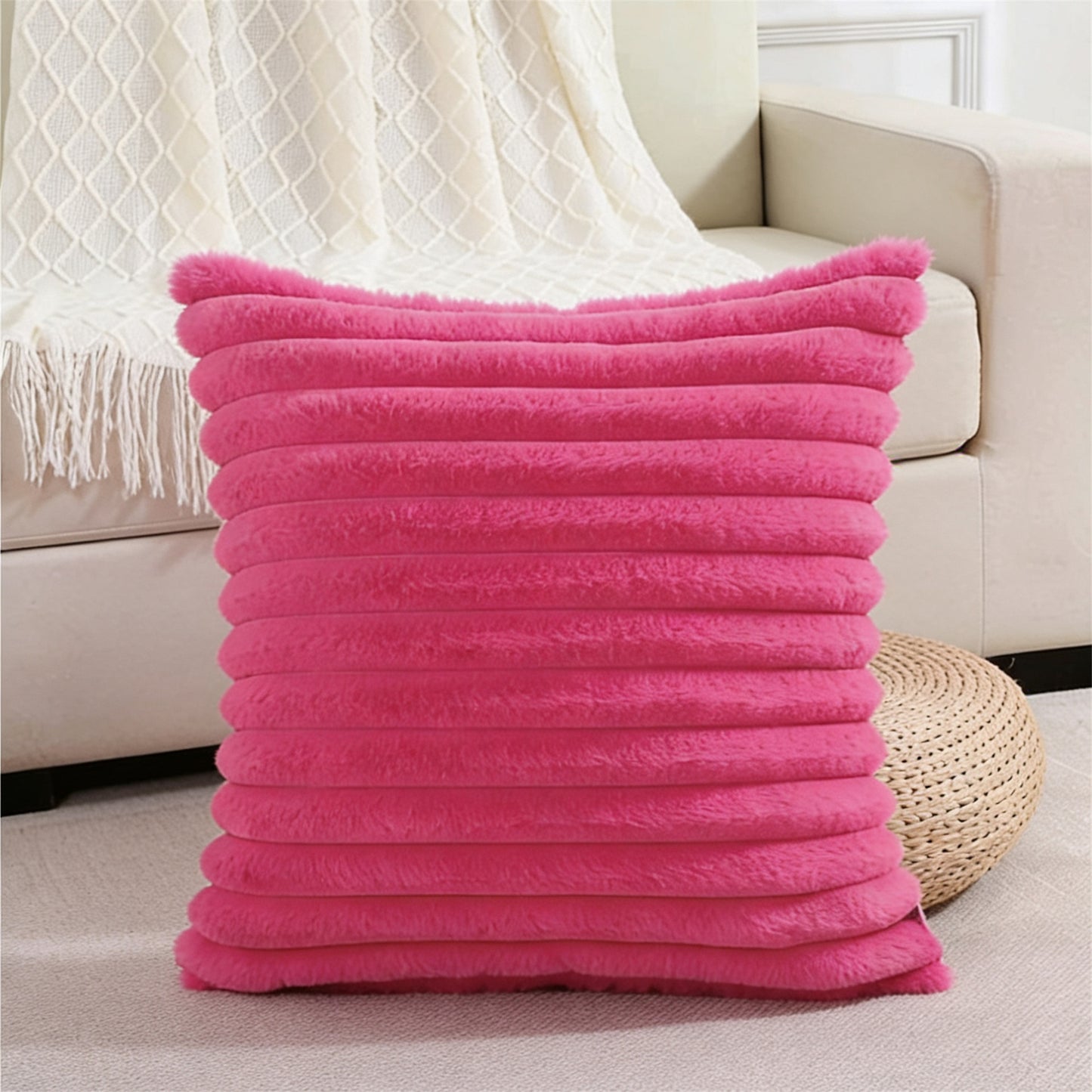 Nordic rectangular throw pillow cover