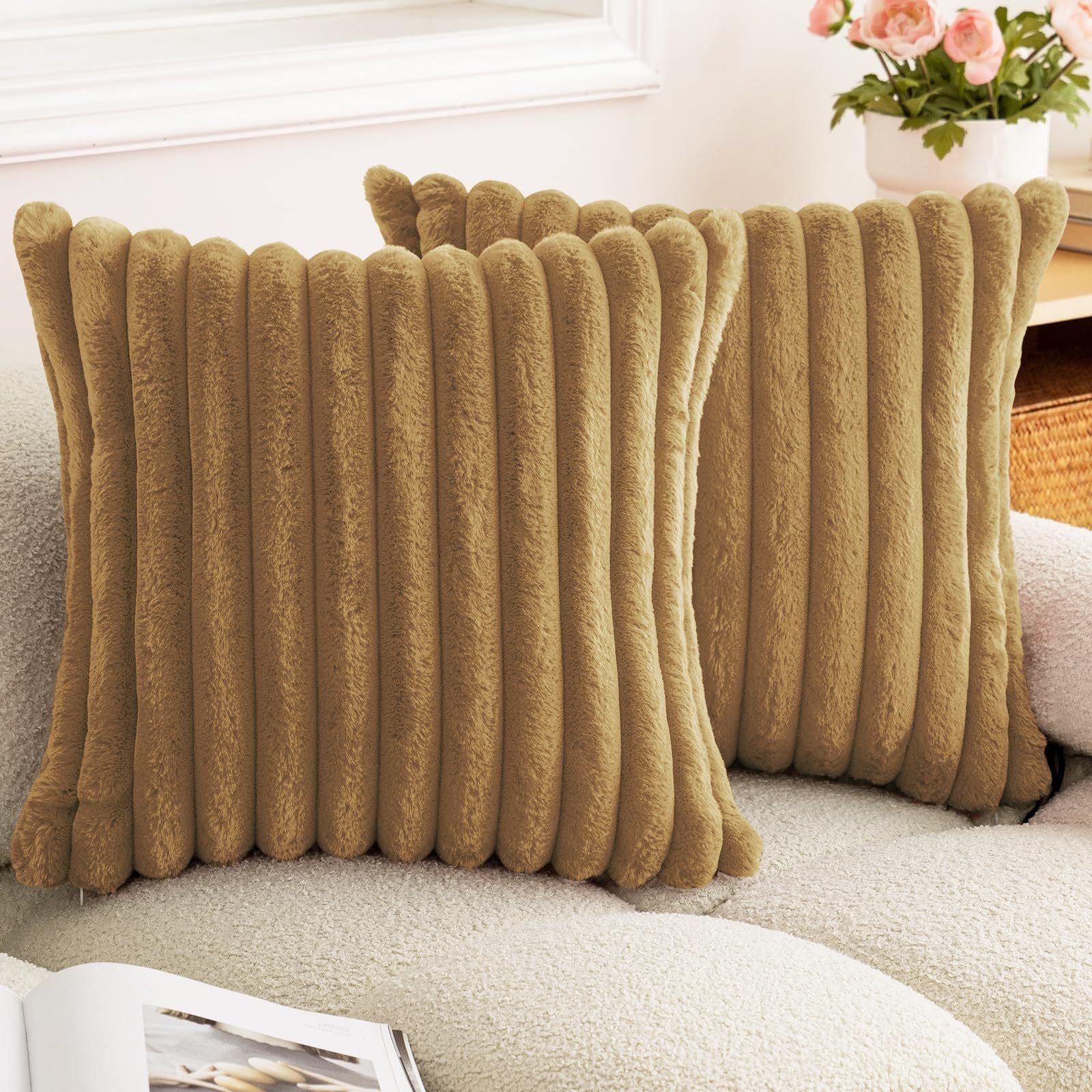 Nordic rectangular throw pillow cover