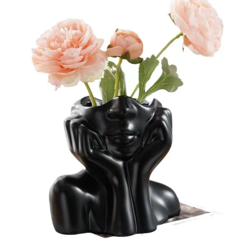 Nordic Resin Decorative Vase