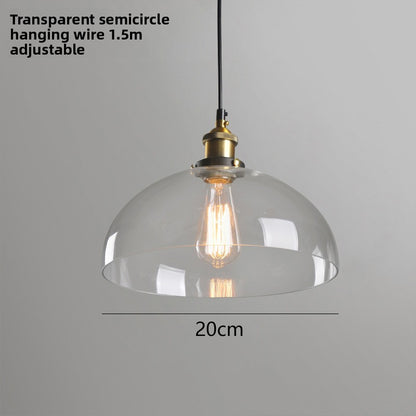 Nordic Retro Glass Pendant Chandelier