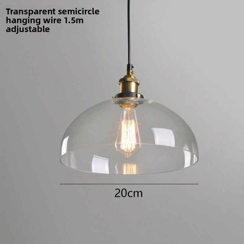 Nordic Retro Glass Pendant Chandelier
