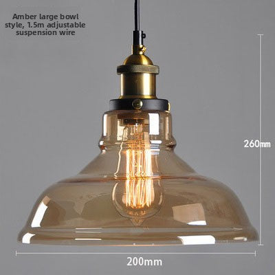 Nordic Retro Glass Pendant Chandelier