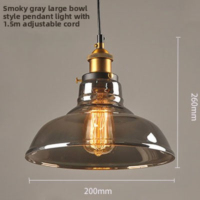 Nordic Retro Glass Pendant Chandelier