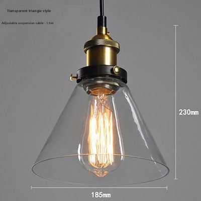Nordic Retro Glass Pendant Chandelier