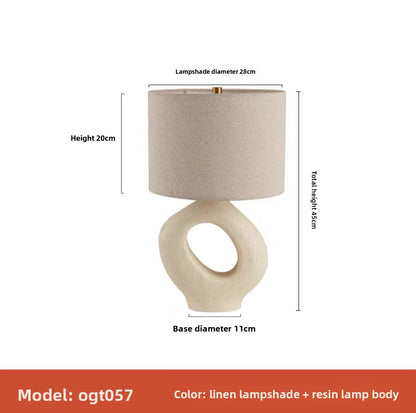 Nordic Retro Resin Table Lamp