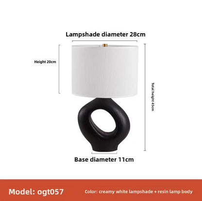 Nordic Retro Resin Table Lamp