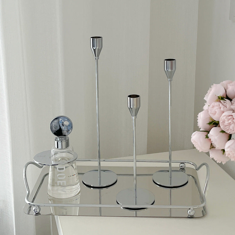 Nordic Silver Candlestick Holder