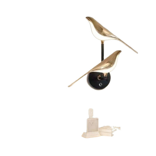 Nordic Simple Magpie Table Lamp Creative Bird Bedside Warm Light