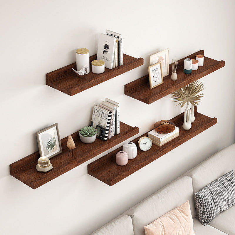 Nordic Solid Wood Wall Shelf