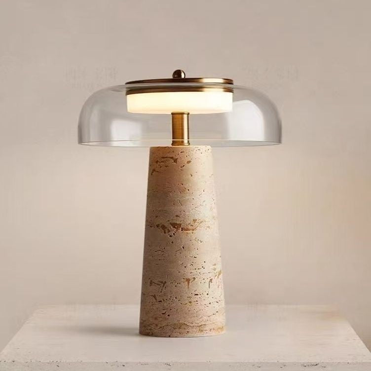 Nordic Stone Table Lamp with Adjustable Lighting