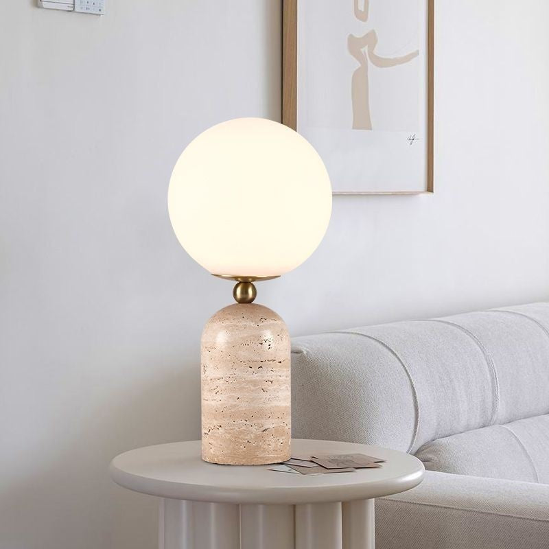 Nordic Stone Table Lamp with Adjustable Lighting