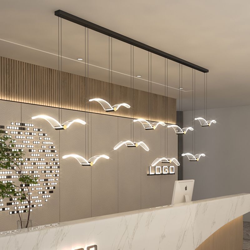 Nordic Style Restaurant Chandelier LED Pendant Light