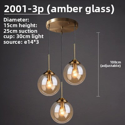 Nordic-style restaurant pendant light