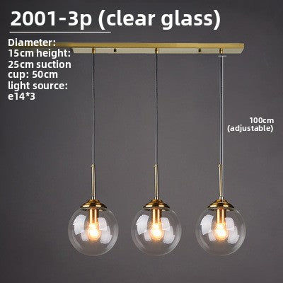 Nordic-style restaurant pendant light
