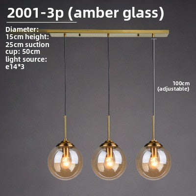 Nordic-style restaurant pendant light