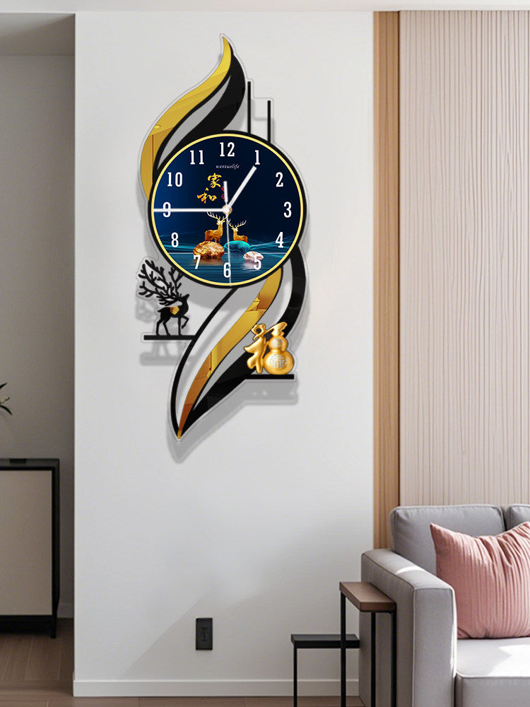 Nordic Style Silent Quartz Wall Clock