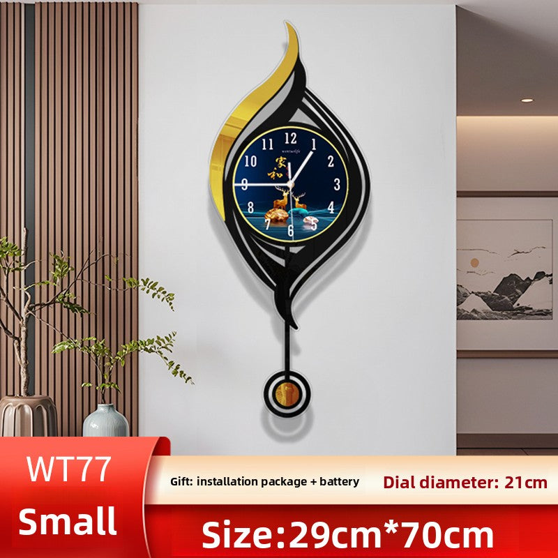 Nordic Style Silent Quartz Wall Clock