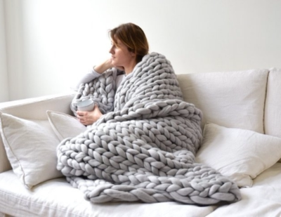 Nordic Style Ultra-Thick Decorative Blanket