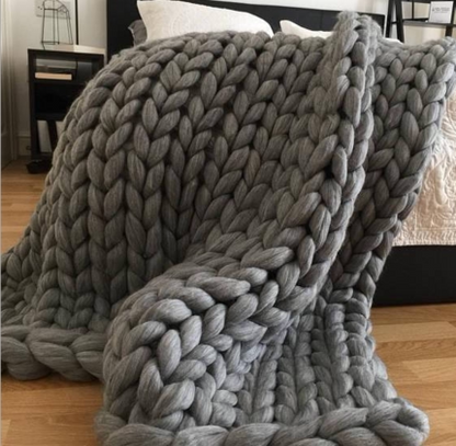 Nordic Style Ultra-Thick Decorative Blanket