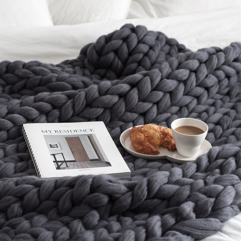 Nordic Style Ultra-Thick Decorative Blanket