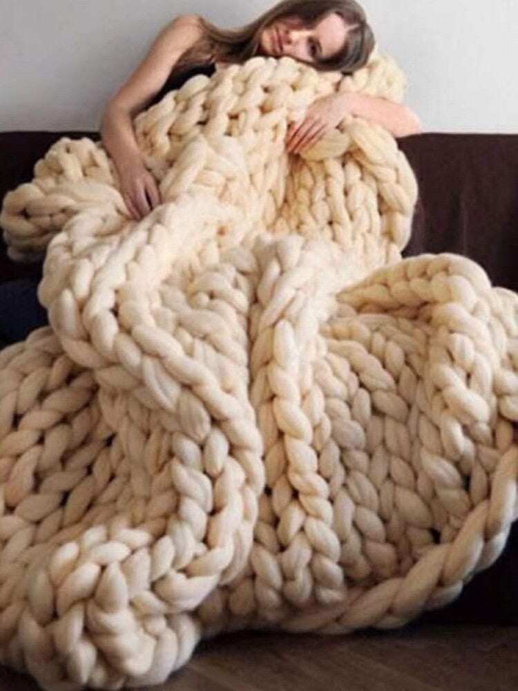 Nordic Style Ultra-Thick Decorative Blanket
