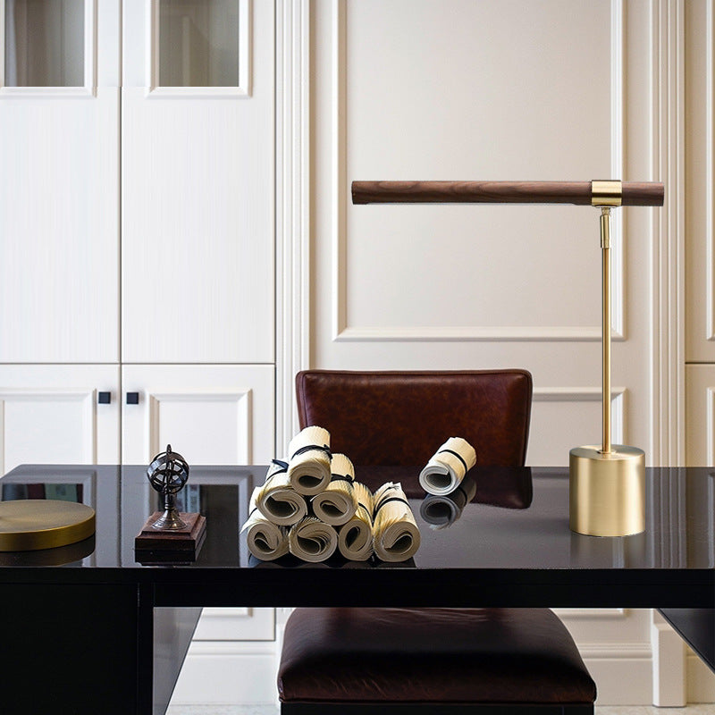 Nordic Wood Grain Table Lamp