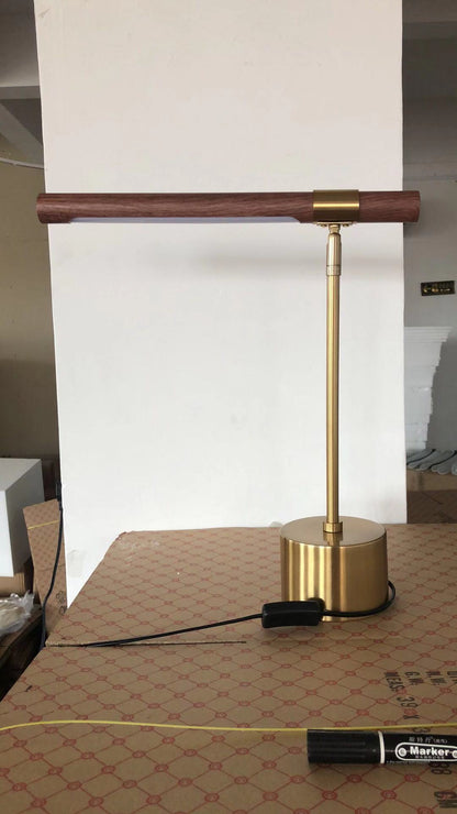 Nordic Wood Grain Table Lamp