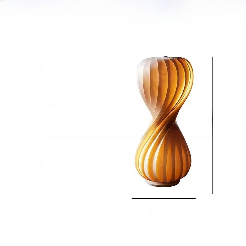 Nordic Wood Veneer LED Table Lamp