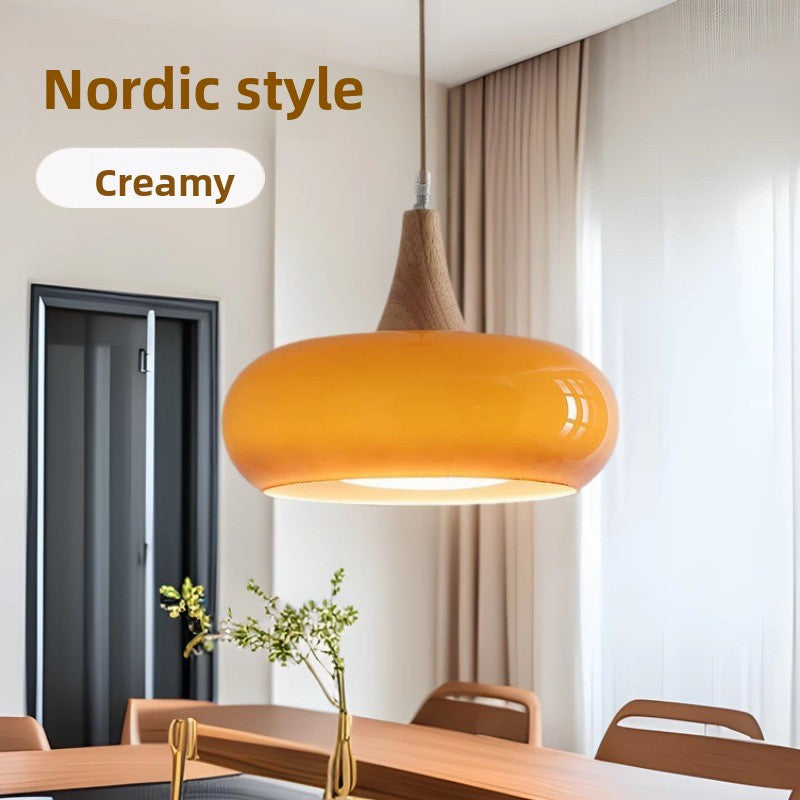 Nordic Wooden Hanging Chandelier Light