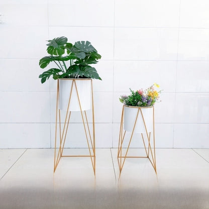 Nordic Wrought Iron Flower Stand Indoor Plant Holder