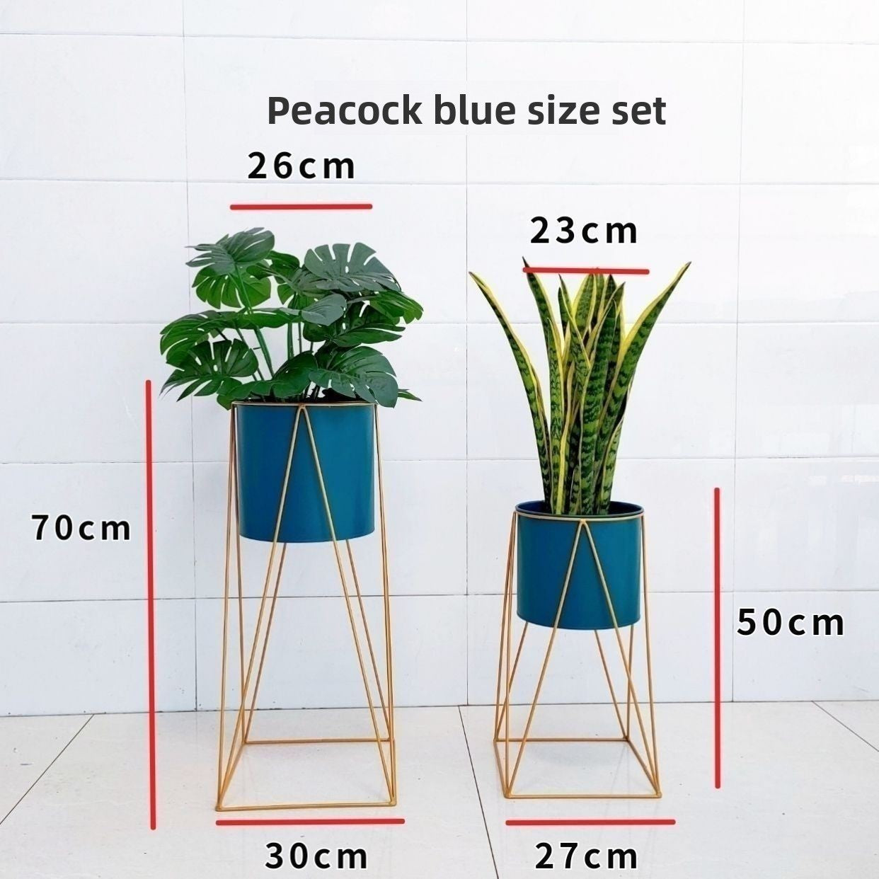 Nordic Wrought Iron Flower Stand Indoor Plant Holder