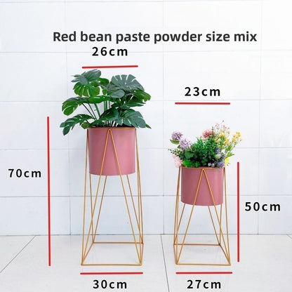 Nordic Wrought Iron Flower Stand Indoor Plant Holder