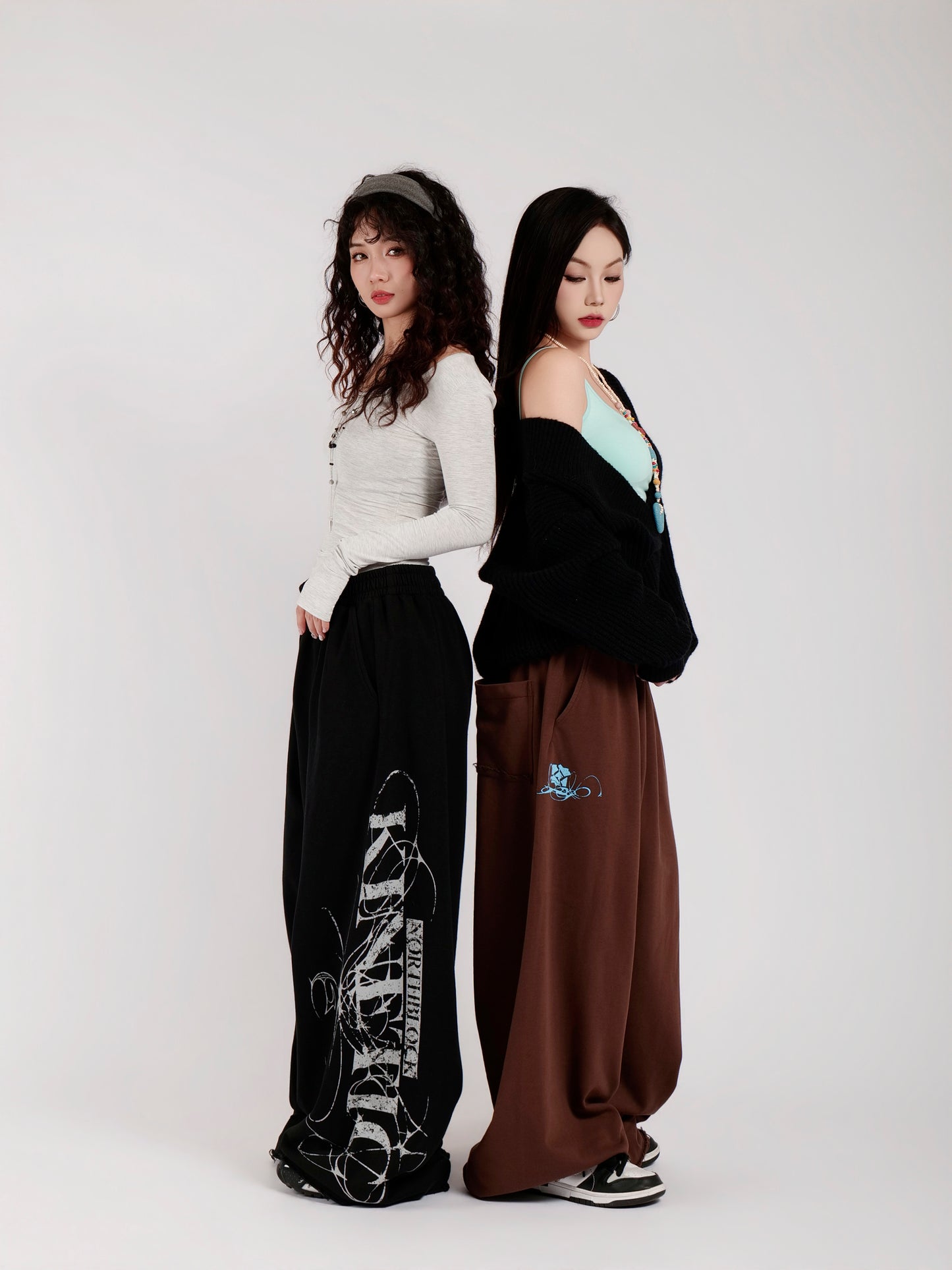 Northblock Distressed Print Loose Fit Sweatpants