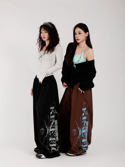 Northblock Distressed Print Loose Fit Sweatpants